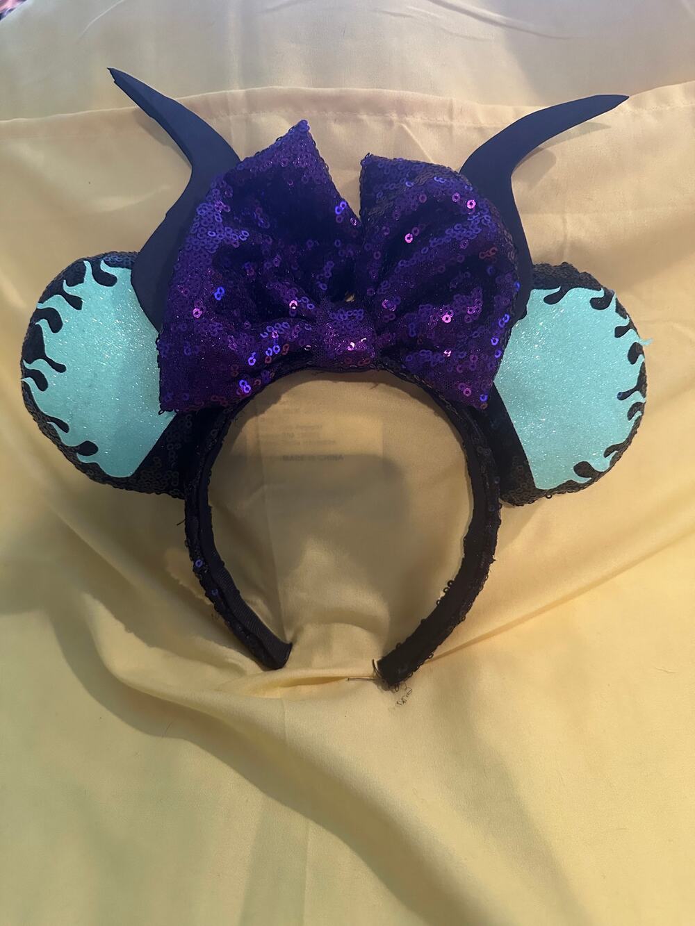 Handmade Disney Maleficent Horns Princess Sleeping Beauty Dragon Villian Ears